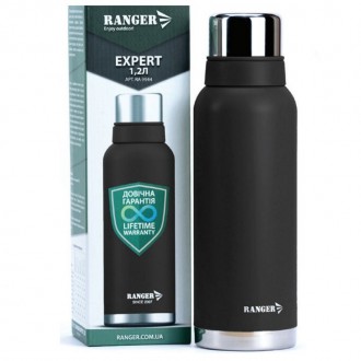 Термос Ranger Expert 1,2 L Black (Ар. RA 9944). Киев. фото 1 Термос Ranger Expert 1,2 L Black (Ар. RA 9944). Киев. фото 1