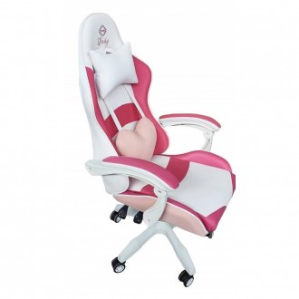 Кресло геймерское Bonro Lady 807 розовое с белым
Стильное геймерское кресло Bonr. . фото 7