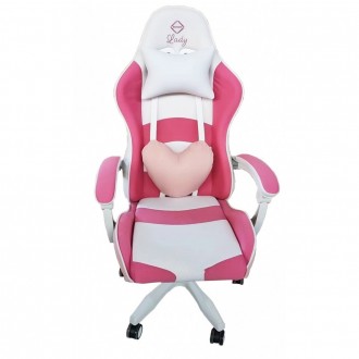 Кресло геймерское Bonro Lady 807 розовое с белым
Стильное геймерское кресло Bonr. . фото 6