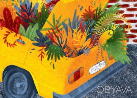 Открытка с машиной, наполненной летними травами, цветами и радостями :)
Автор - . . фото 1
