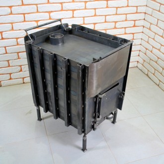 Печь для мобильной бани с конвекцией Данная модель печи изготовлена из углеродис. . фото 3
