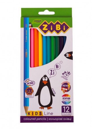 Олівці кольорові Zibi Kids Line 12 кольорів ZB.2414
 
Супер-м′які олівці з грифе. . фото 2