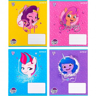 Тетрадь школьная Kite 12 листов косая линия My Little Pony LP22-235
 
Тетрадь шк. . фото 3