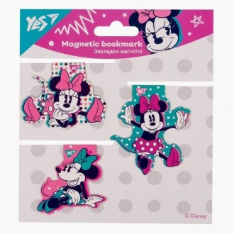 Закладки магнитные Yes Minnie Mouse 3шт 707734
 
Магнитные закладки Minnie Mouse. . фото 2