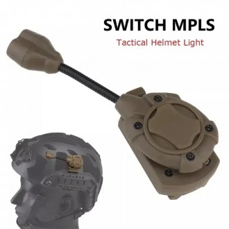 Тактичний ліхтар Wosport на шолом для MPLS
Мініатюрний тактичний ліхтарик Wospor. . фото 4