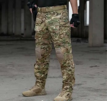 Тактичні чоловічі штани Idogear G3 із наколінниками
Розміри в наявності - 30 (S). . фото 4