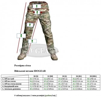 Тактичні чоловічі штани Idogear G3 із наколінниками
Розміри в наявності - 30 (S). . фото 11