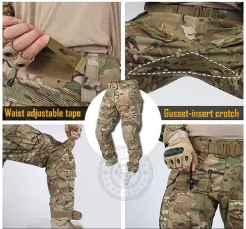 Тактичні чоловічі штани Idogear G3 із наколінниками
Розміри в наявності - 30 (S). . фото 8