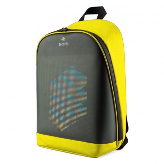 Рюкзак Sobi Pixel Plus SB9707 Yellow с LED экраном Рюкзак Pixel изготовлен произ. . фото 2