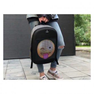 Рюкзак с LED экраном Sobi Pixel SB9702 GrayПочему рюкзаки с LED дисплеем становя. . фото 7