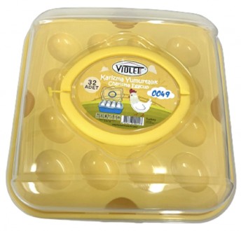 Короткий опис:
Контейнер для яиц Violet House SARI, 32 шт..Размер ВхШхД: 12х26х2. . фото 2