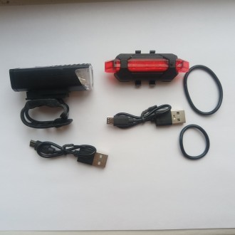 Компактные, бюджетные фонарики с аккумулятором и USB зарядкой (2 провода в компл. . фото 3