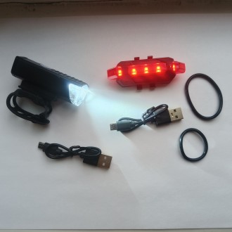 Компактные, бюджетные фонарики с аккумулятором и USB зарядкой (2 провода в компл. . фото 6