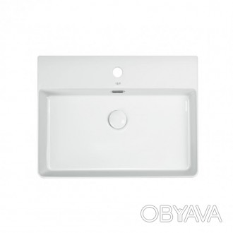 Раковина Qtap Nando LT 600х440х130 White QT12112173W имеет эргономичную форму, в. . фото 1