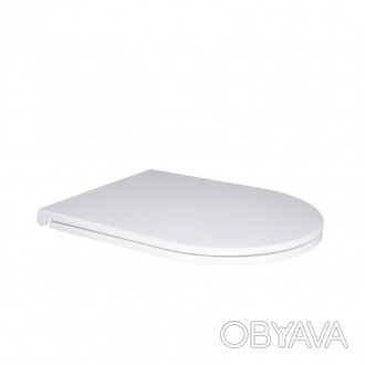 Сиденье для унитаза Qtap (Robin, Scorpio) с микролифтом Slim QT99HY2049W. . фото 1