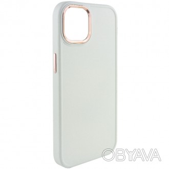 
TPU чохол Bonbon Metal Style для Apple iPhone 13 (6.1') (Білий/White) Бренд: Ep. . фото 1