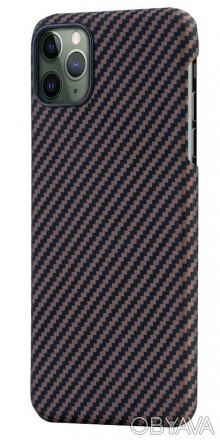 
Pitaka MagEZ Case чохол для iPhone 11 Pro MAX Black/Gold - тонкий чохол з броне. . фото 1