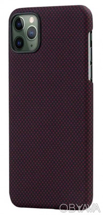 
Pitaka MagEZ Case чохол для iPhone 11 Pro Black/Red - тонкий чохол з бронебійно. . фото 1