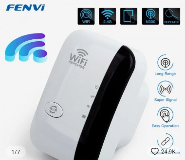 Усилитель WI-FI сигнала 300M WiFi Repeater EU (новый). Миколаїв. фото 1 Усилитель WI-FI сигнала 300M WiFi Repeater EU (новый). Миколаїв. фото 1