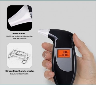 Цифровой алкотестер АТ-3000 с ярким жк-дисплеем поможет Вам быстро и точно измер. . фото 3