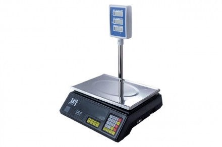 Весы торговые Domotec DT-5053 электронные до 50 кг с дисплеем и подсветкой на ст. . фото 4