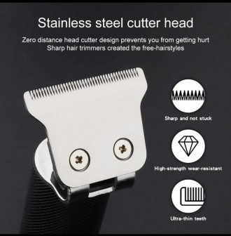 Машинка для окантовки волос использует качественный профессиональный ножевой бло. . фото 3