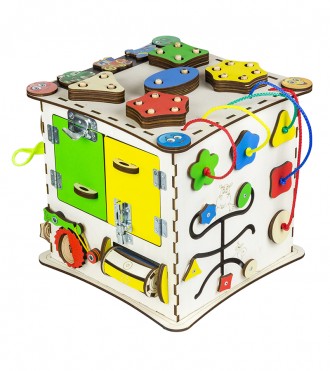 Бізікуб - це чудова розвиваюча іграшка, розроблена за методикою італійського пед. . фото 3