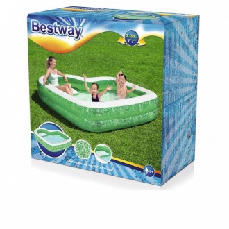 Надувний Bestway басейн дитячий - розрахований для 4-х і більше членів сім'ї. Ба. . фото 3
