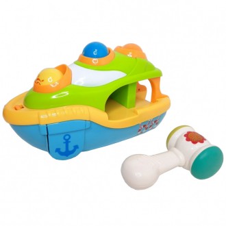 Ігровий набір "потішити" складається з пластикової яхти, 3-х різнокольорових кул. . фото 3