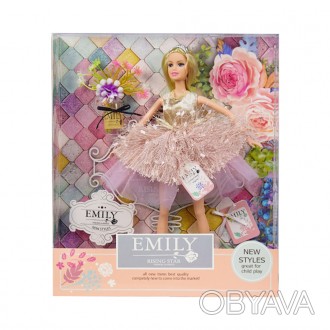 Іграшка лялька Emily, з букетом і аксесуарами, від однойменного бренду, подарує . . фото 1