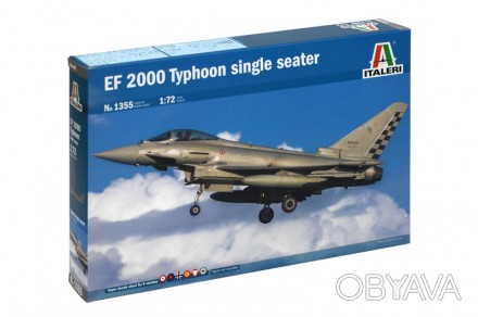 Сборная модель Истребитель EF2000 TYPHOON одноместный 1:72 Проект "Еврофайтер", . . фото 1