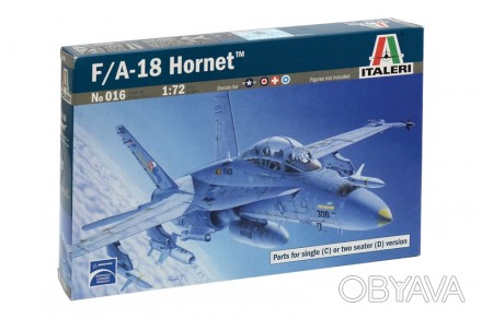 Збірна модель винищувача F/A-18 Hornet 1 :72 Хорнет є найсучаснішим винищувачем/. . фото 1