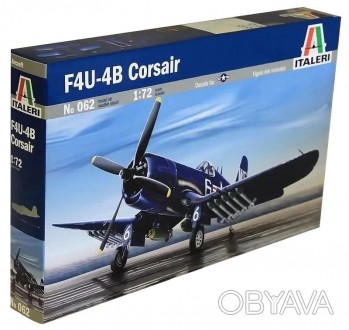 Збірна модель F4U-4B CORSAIR 1:72 Корсар - один з найвідоміших літаків часів Дру. . фото 1