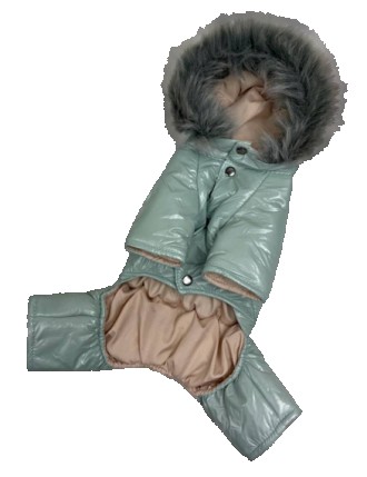 Зимняя одежда костюм для собак, зимний комбинезон для собак теплый лакированный . . фото 8
