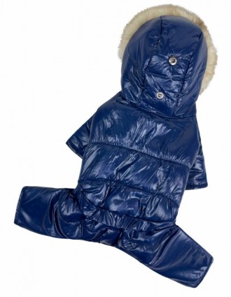 Зимовий одяг костюм для собак, зимовий комбінезон для собак теплий лакований на . . фото 4