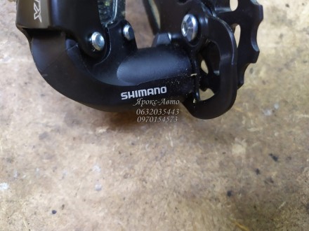 Переключатель задний Shimano Tourney TX RD-TX800, 6/7/8 скоростей, под болт, чер. . фото 6