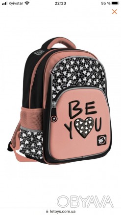 шкільний рюкзак YES для дівчинки з ортопедичною спинкою в гарному стані. . фото 1