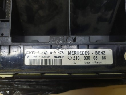 Блок керування пічки/клімат-контролю Mercedes W140 S-class 1996 000042544. . фото 3