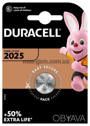 Спеціальні літієві батарейки типу «таблетка» Duracell Specialty 2025 виготовляют. . фото 1