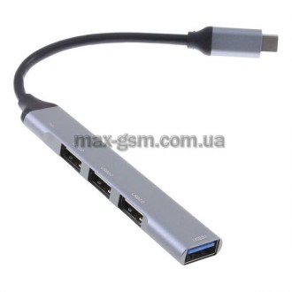 Особливості
4-портовий USB-концентратор із вбудованим кабелем: порт USB3 та 3х U. . фото 2
