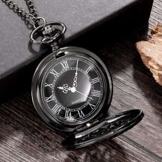 Винтажные кварцевые часы на цепочке карманные шестерни.
Хорошие часы. Обычный Ки. . фото 7