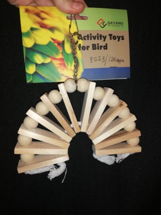 Игрушка для животных NV-8023Подвесная игрушка в клетку для грызунов Изготовлена . . фото 4