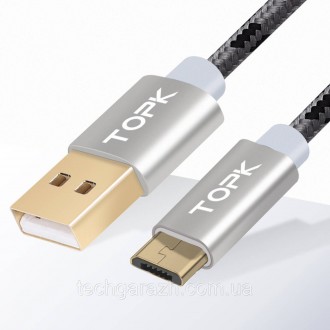 Кабель синхронізації Topk USB microUSB - це друге покоління кабелів від всесвітн. . фото 4