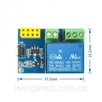 Модуль содержит разъем подключения микроконтроллера ESP-01 серии ESP8266, однока. . фото 7