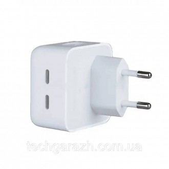 Купити Мережева зарядний пристрій (адаптер) для Apple iРhone A2246 2xPD / 35W wh. . фото 3