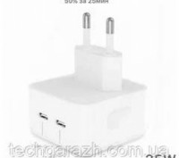 Купити Мережева зарядний пристрій (адаптер) для Apple iРhone A2246 2xPD / 35W wh. . фото 7