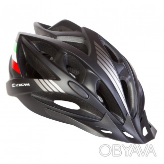 Шлем велосипедный с козырьком СIGNA WT-036 
 Размер: L ( 58-61см); М (56-58 см) . . фото 1