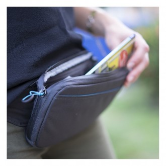 Lifeventure RFID Travel Belt Pouch – поясная сумка-органайзер для документов с в. . фото 6