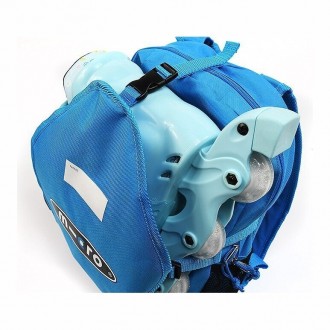 Micro Kids – детский рюкзак для переноски роликовых коньков. Изготовлен из прочн. . фото 3
