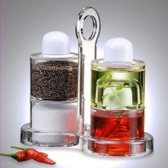 Набір для масла, оцту, перцю і солі Spice Jar. O. V. S. P. Stack Dispenser Set
Н. . фото 2